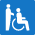 Partiellement accessible en fauteuil roulant